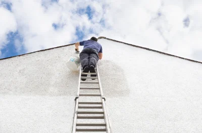 Peinture extérieure au Bouyssou — façades et ravalement